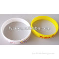 Silicone bracelet with country logo printed